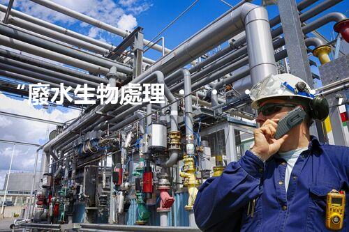 “廢水生物處理，旨在凈化水源，守護碧水藍天”